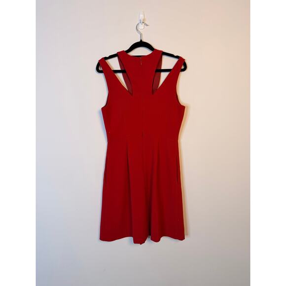 CeCe Women’s Sleeveless Fit & Flare Red Dress Size 2 - Picture 2 of 7